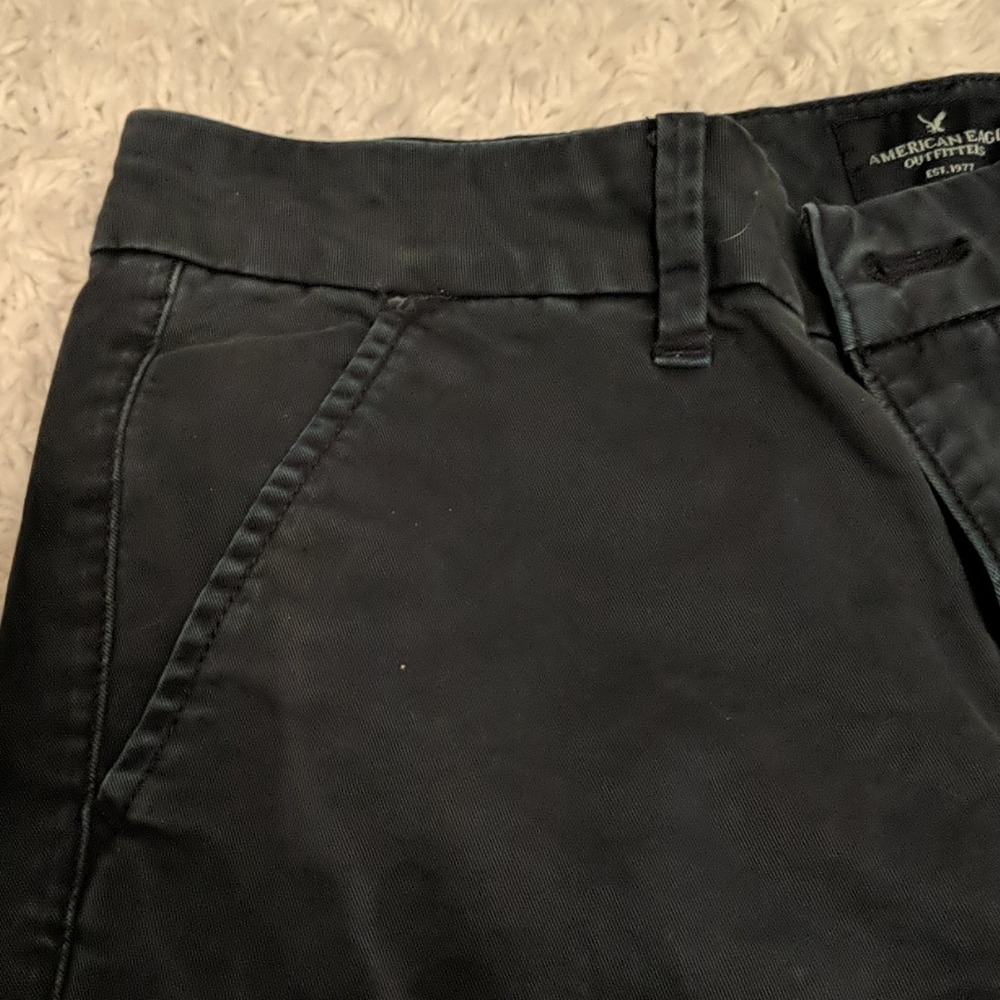 American Eagle Navy Bermuda Shorts